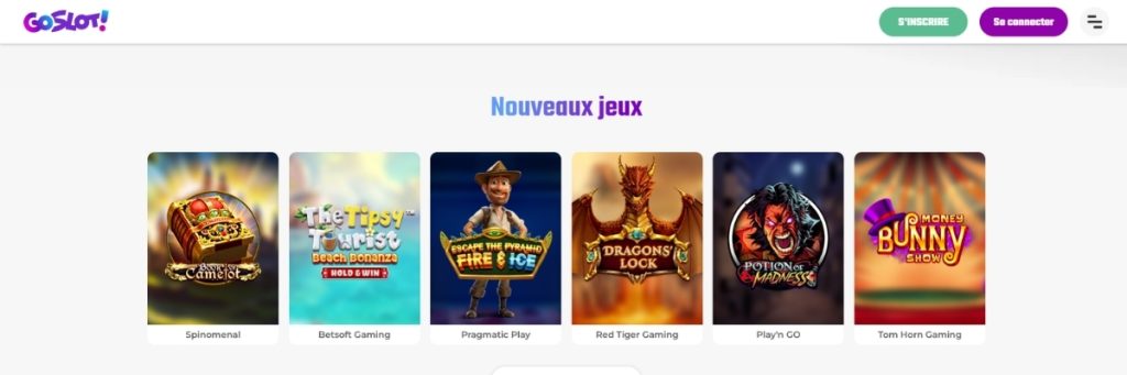 Goslot Casino Jeux